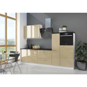 Paveikslėlis Virtuvė Lara 280 Mdf Cappucino Gloss be stalviršio