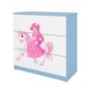 Babydreams Vaikiška komoda Blue - Princess 1 paveikslėlis
