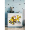 Vaikiška komoda Babydreams Mėlyna - Excavator paveikslėlis