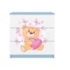 Vaikiška komoda Babydreams Blue - Teddy Bear Butterfly paveikslėlis