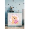 Vaikiška komoda Babydreams Blue - Teddy Bear Butterfly paveikslėlis