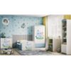 Babydreams vaikiška komoda Mėlyna - Dramblys paveikslėlis