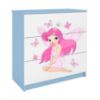 Babydreams Vaikiška komoda Mėlyna - Fairy 1 paveikslėlis
