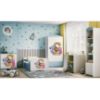 Babydreams Vaikiška komoda Mėlyna - Zoo paveikslėlis