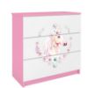 Vaikiška komoda Babydreams Pink - Konik paveikslėlis