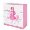 Vaikiška komoda Babydreams Pink - Princess 1 paveikslėlis