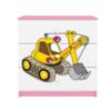 Vaikiška komoda Babydreams Pink - Excavator paveikslėlis