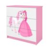 Vaikiška komoda Babydreams Pink - Princess 2 paveikslėlis