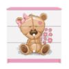 Vaikiška komoda Babydreams Pink - Teddy Bear Flowers paveikslėlis