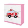 Vaikiška komoda Babydreams Pink - Fire Brigade paveikslėlis
