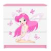 Vaikiška komoda Babydreams Pink - Fairy 1 paveikslėlis