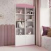 Babydreams Dviguba knygų spinta Pink paveikslėlis