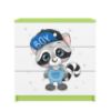 Vaikiška komoda Babydreams Green - Raccoon paveikslėlis