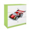 Vaikiška komoda Babydreams Green - Auto paveikslėlis