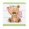 Vaikiška komoda Babydreams Green - Teddy Bear Flowers paveikslėlis