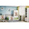 Vaikiška komoda Babydreams Green - Teddy Bear Flowers paveikslėlis