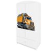 Drabužių spinta Babydreams White - Truck paveikslėlis