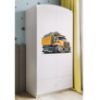 Drabužių spinta Babydreams White - Truck paveikslėlis