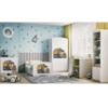 Drabužių spinta Babydreams White - Truck paveikslėlis