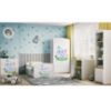 Drabužių spinta Babydreams White - Elephant paveikslėlis