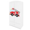 Drabužių spinta Babydreams White - Fire Brigade paveikslėlis