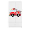 Drabužių spinta Babydreams White - Fire Brigade paveikslėlis