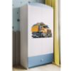 Drabužių spinta Babydreams Blue - Truck paveikslėlis