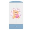 Drabužių spinta Babydreams Blue - Teddy Bear Butterfly paveikslėlis