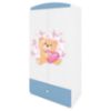 Drabužių spinta Babydreams Blue - Teddy Bear Butterfly paveikslėlis