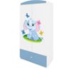 Drabužių spinta Babydreams Blue - Elephant paveikslėlis