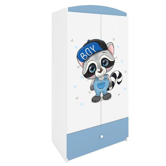 Babydreams drabužių spinta Blue - Raccoon paveikslėlis