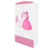 Drabužių spinta Babydreams Pink - Princess 2 paveikslėlis