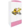 Babydreams drabužių spinta Pink - Excavator paveikslėlis