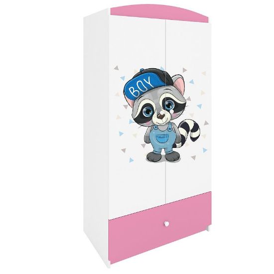 Babydreams drabužių spinta Pink - Raccoon paveikslėlis
