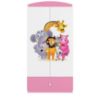 Drabužių spinta Babydreams Pink - Zoo paveikslėlis