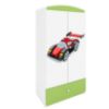 Babydreams Žalioji drabužių spinta - Auto paveikslėlis