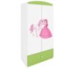 Drabužių spinta Babydreams Green - Princess 2 paveikslėlis