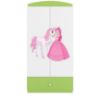 Drabužių spinta Babydreams Green - Princess 2 paveikslėlis