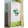 Drabužių spinta Babydreams Green - Dino paveikslėlis