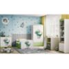 Drabužių spinta Babydreams Green - Dino paveikslėlis
