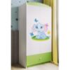 Drabužių spinta Babydreams Green - Elephant paveikslėlis
