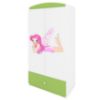 Drabužių spinta Babydreams Green - Fairy 2 paveikslėlis