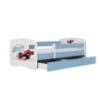 Vaikiška lova su čiužiniu ir stalčiumi Babydreams Blue 80x160 Formula paveikslėlis