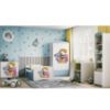 Vaikiška lova su čiužiniu ir stalčiumi Babydreams Blue 80x160 Zoo paveikslėlis