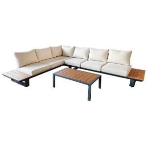 Paveikslėlis Kavos kampinė sofa su staliuku