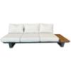 Kavos kampinė sofa su staliuku paveikslėlis