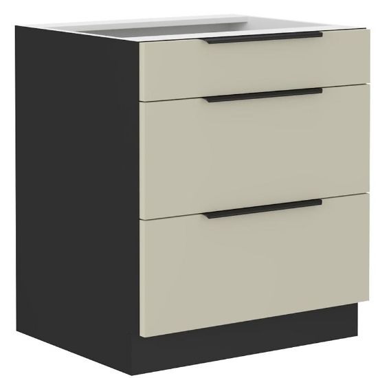Virtuvės spintelė Arona cashmere 60d 3s bb paveikslėlis