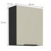 Virtuvės spintelė Arona cashmere 60g-72 1f paveikslėlis