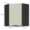 Virtuvės spintelė Arona cashmere 60x60 Gn-72 1f (45°) paveikslėlis