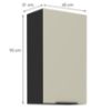 Virtuvės spintelė Arona cashmere 45g-90 1f paveikslėlis